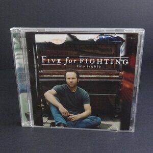 FIVE for FIGHTING ~ Two Lights ~ CD Disc & LYRICS ~ Like NEW